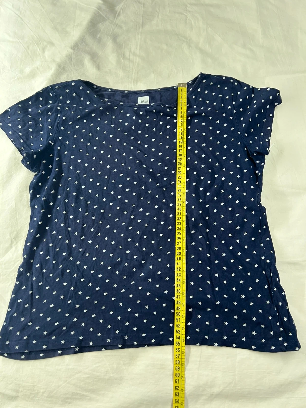 Marineblauw T-shirt Tissaia basics – photo 6